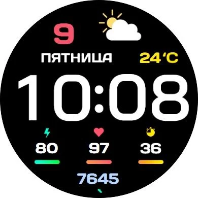 Циферблат Sports theme RU