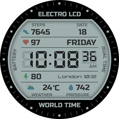 Циферблат Electro LCD