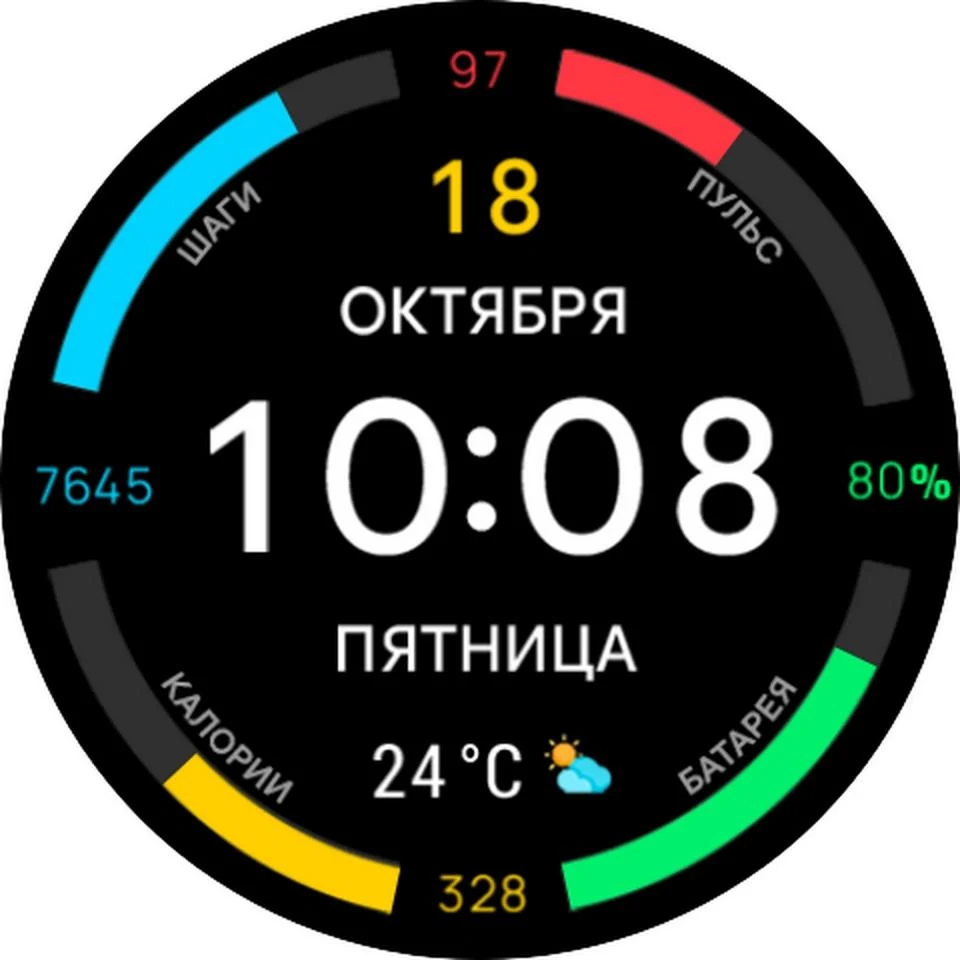 Циферблат Pixel RU