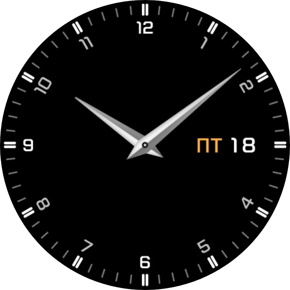 Циферблат IV54 RU BLACK