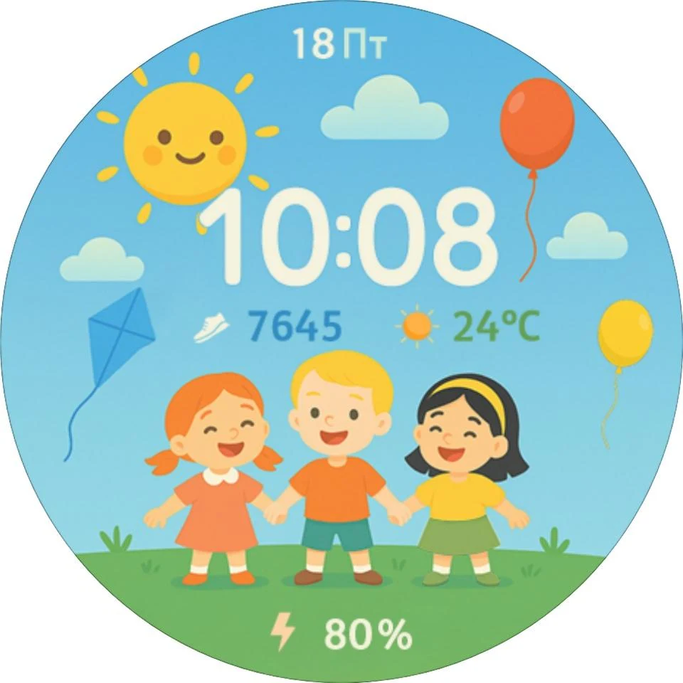 Циферблат Happy Kids