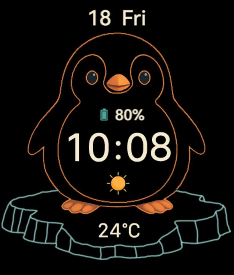 Циферблат Penguin Time