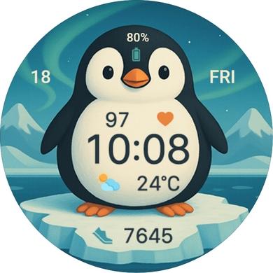 Циферблат Penguin Time