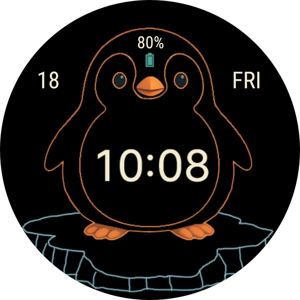 Циферблат Penguin Time