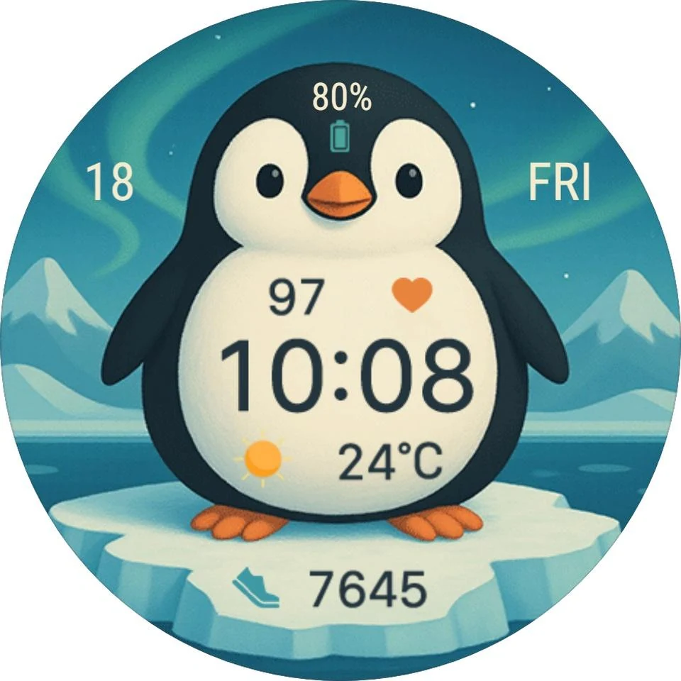 Циферблат Penguin Time