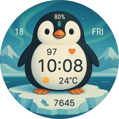 Циферблат Penguin Time