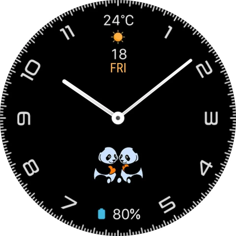 Циферблат Panda Time