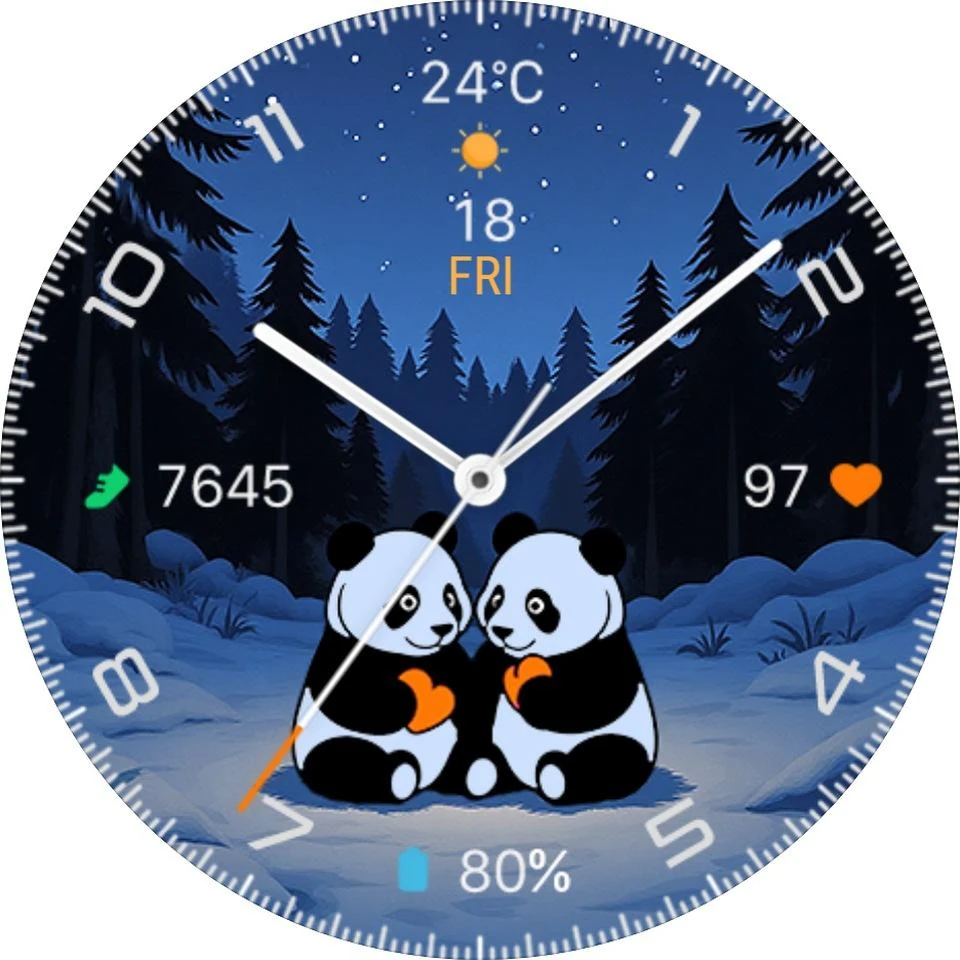 Циферблат Panda Time