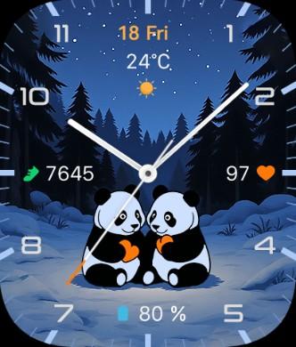 Циферблат Panda Time