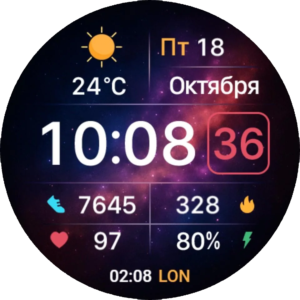 Циферблат Cosmic Flow Ru